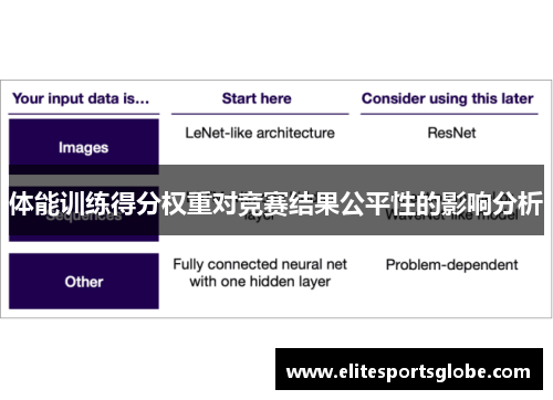 体能训练得分权重对竞赛结果公平性的影响分析